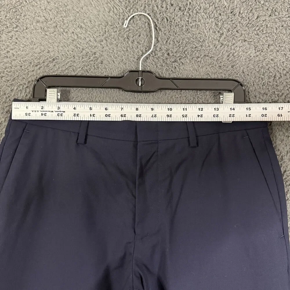 J Crew Dress Pants Mens 31x30 Blue Ludlow Slim Fit Loro Piana Wool Formal